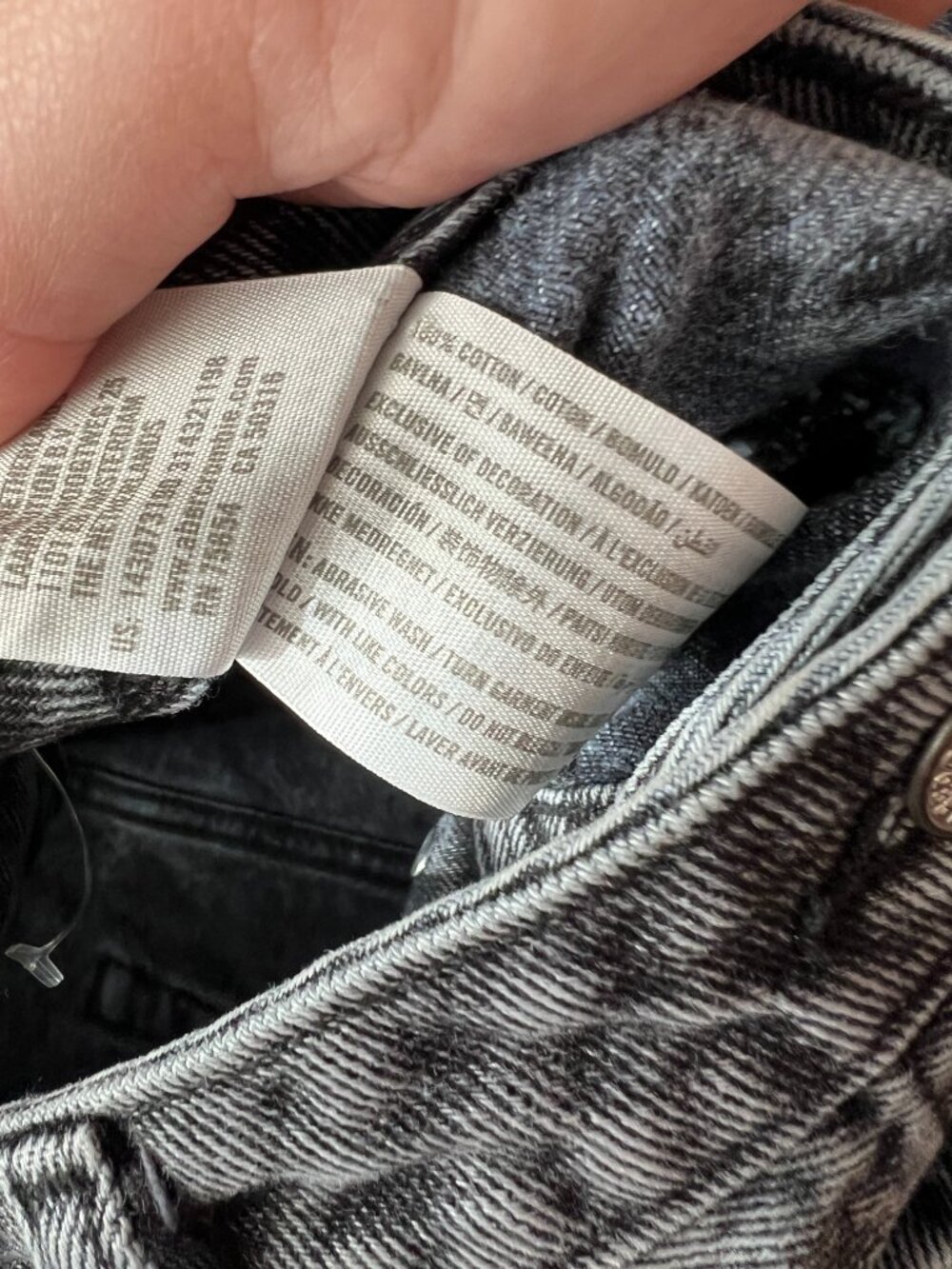 Abercrombie & Fitch black skirt size 27/4 - Picture 6 of 6
